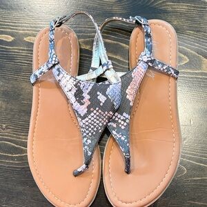 Wonderly Women's Sandals - Black and Pink